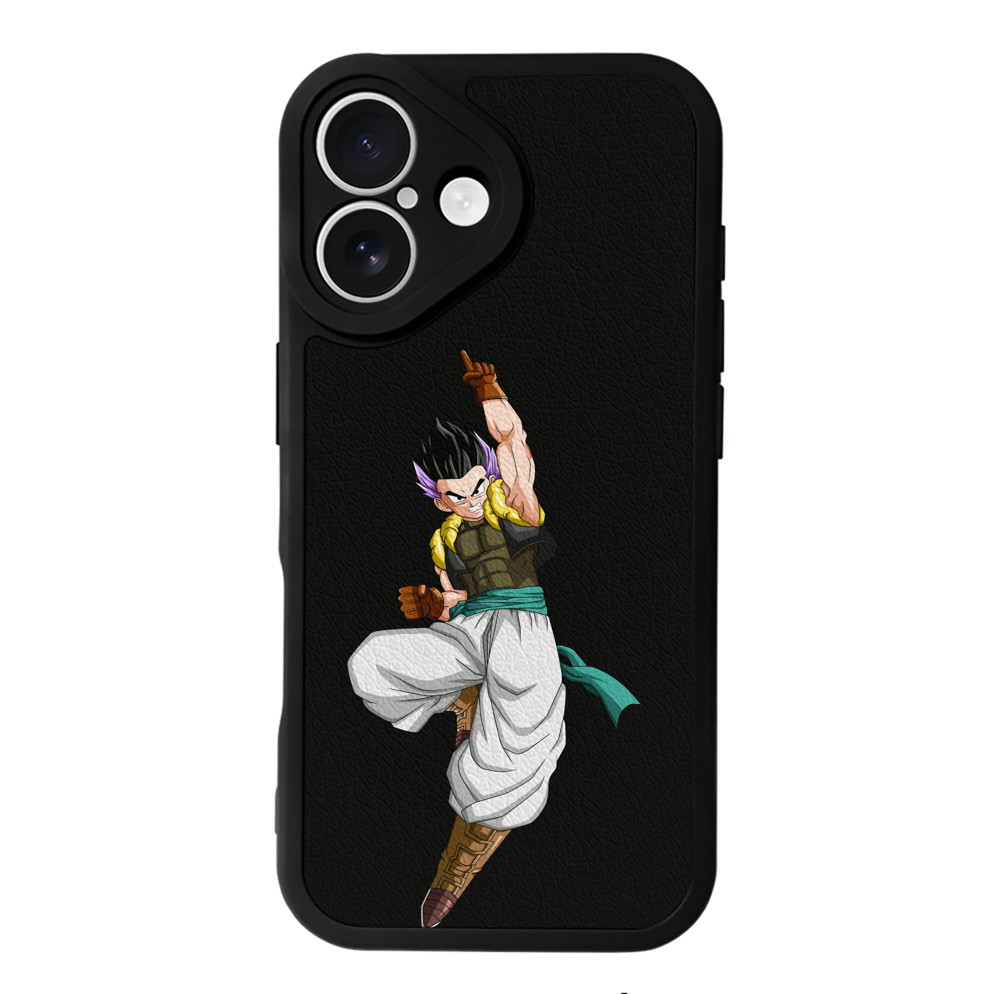 （画像用） ドラゴンボール 孫 悟飯（そんごはん）DRAGON BALL Son Gohan 【iPhone 16シリーズ対応】シリコンスマホケース（レザー調） 材質：シリコン
